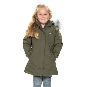 💚🩷Trespass Kids Olive Hooded Puffer Jacket kids